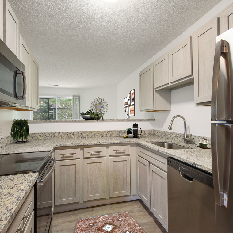 Kitchen with updated appliances